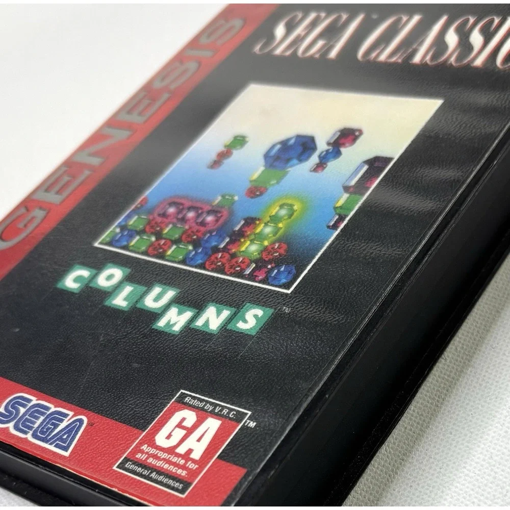Columns Sega Genesis 1993 Video Game Vintage Sega Classic